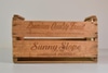 Slatted Wood Fruit Crate