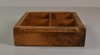 Wood Crate w/ Interior Compartments