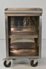 Rolling Concessions Cart with Drain Tray