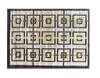 10x8 Yellow, Black and Ivory Pattern Hollywood Regency Rug