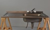 Stainless Kitchen Sink Single Basin w/ Drainboard & Fixtures