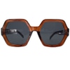70's Hexagon Plastic Frame MP6972SD Brown Crystal 56-23