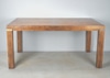 Solid Wood Dining w/ Decorative Brass Bands