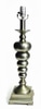 Silver Stacked Circle Lamp