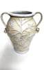 Off White Summer Leaves Vase