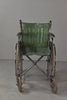 Chrome Frame Wheelchair - Med Green