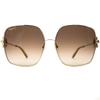Salvatore Ferragamo SF243SR 734 Light Gold/Brown Grad 59-15