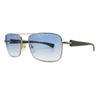 Gold & Wood H10.4 Silver/Brown Horn 57-17