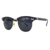 Clubman Style Black/Silver Browline 49-22