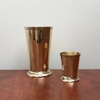 Extra Large 7” Brass Julep Cup Vase