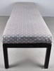Upholstered Bench with Metal Legs