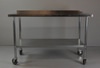 Rolling Stainless Food Prep Table w/ Lower Shelf