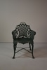 Green Lattice Garden Armchair