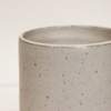 White Light Speckle Glazed Sandstone Vase