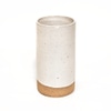 White Light Speckle Glazed Sandstone Vase