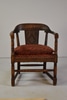 Splat Back Curved Chair