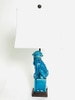Cyan Ceramic Foo Dog Lamp