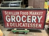 Double-Sided Grocery & Delicatessen Sign