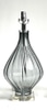 Grey Glass Teardrop Lamp