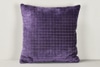 Square Purple Throw Pillow