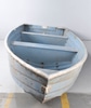 Rustic Blue Metal Rowboat; Ouachita