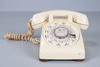 Ivory/Tan Rotary Phone; Western Electric