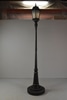 Black Street Lamp w/ Round Base