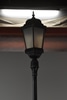 Black Street Lamp w/ Round Base