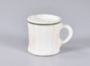 White Ceramic Shaving Mug