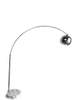 Marble and Chrome Floor Lamp