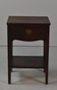 Mahogany Veneer Nightstand