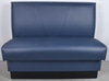 Dark Blue Diner Banquette