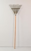 Metal Rake w/ Long Wood Handle