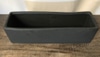 Black Rectangular Trough