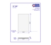 5x8 Plain Walls - Purchase