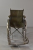 Chrome Frame Wheelchair - Olive Green