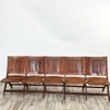 Folding Maple Gang Seating