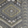 8X5 Olive Multiclored Southwestern Rug