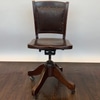 Wooden Swivel Office Chair