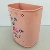Floral Print Trash Bin