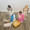 Blow Mold Nativity Scene Set