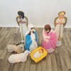 Blow Mold Nativity Scene Set