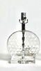 Clear Texturized Glass Lamp
