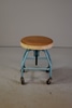 Doctor's Exam Stool w/ Round Upholstered Seat