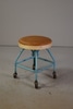 Doctor's Exam Stool w/ Round Upholstered Seat