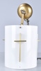 Church Overhead Lights with 3 Gold Crosses
