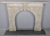 Faux Marble Fireplace Mantle