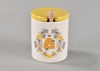 Ceramic Honeypot w/ Yellow Lid and Wood Dipper
