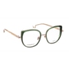 Entourage of 7 Yuka 610 Green Crystal/Rose Gold 51-19
