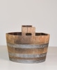 Wood Wash Bucket with Side Handles
